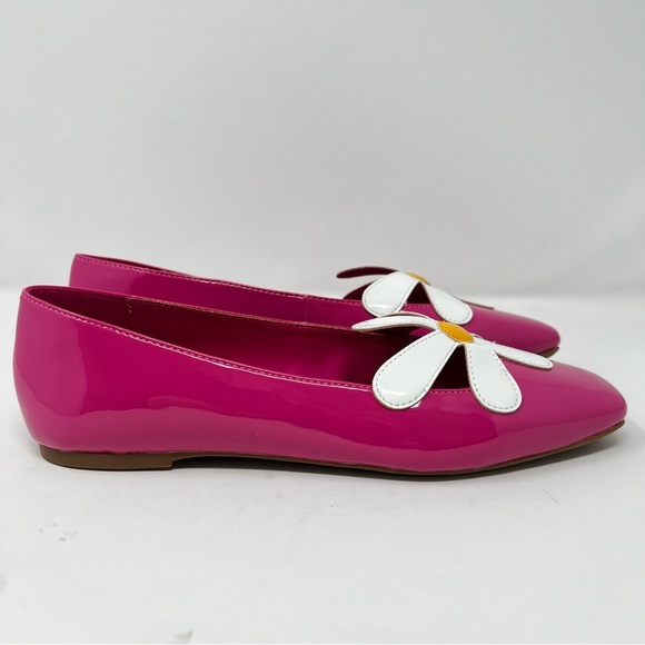 Katy Perry Collections Fuchsia Flats with Daisy Detail - Picture 2 of 10